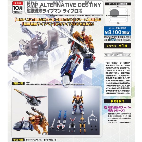 SMP ALTERNATIVE DESTINY 超獣戦隊ライブマン ライブロボ